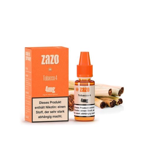 ZaZo e Liquid Tobacco 4 12mg