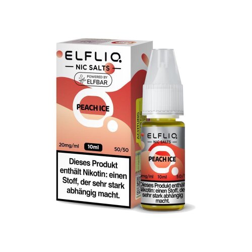 ELFLIQ Peach Ice Nikotinsalz Liquid