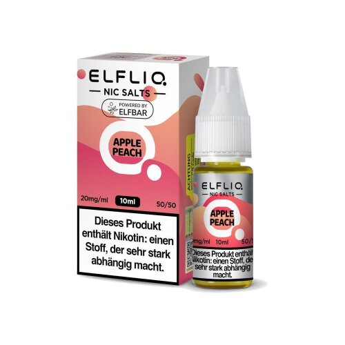 ELFLIQ Nikotinsalz Liquid Apple Peach 10mg