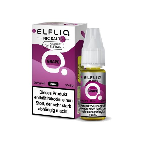 ELFLIQ Juice Nic Salts Grape 20mg