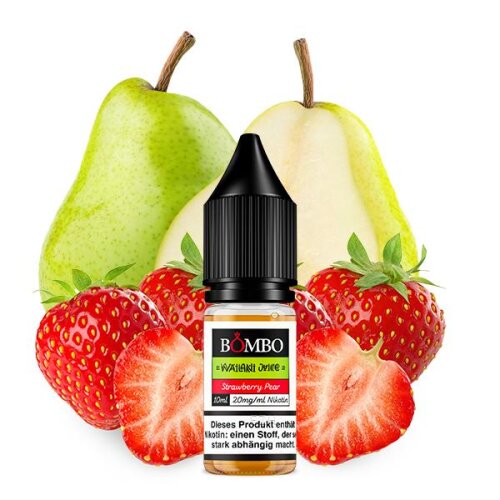 BOMBO Nikotinsalz Juice Strawberry and Pear 10ml